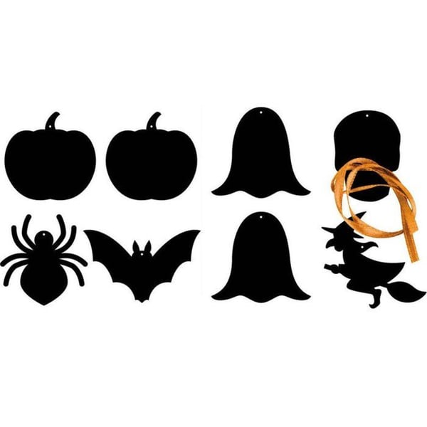MégaCréa DIY - Halloweenformer att skrapa 8 till 10 cm 8 stycken + skrapa MégaCréa DIY - Halloweenformer att skrapa 8 till 10 cm 8 stycken + skrapa