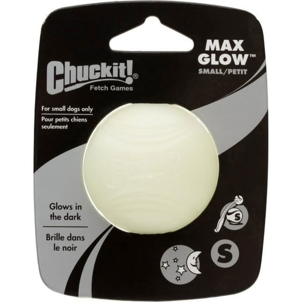 Luminous Ball - Chuckit - Max - Naturgummi - 4,8 cm - Liten