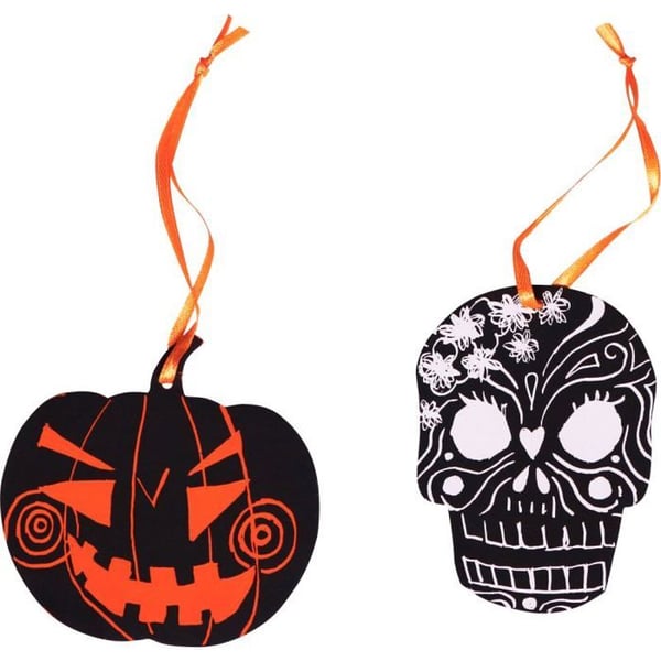 MégaCréa DIY - Halloweenformer att skrapa 8 till 10 cm 8 stycken + skrapa