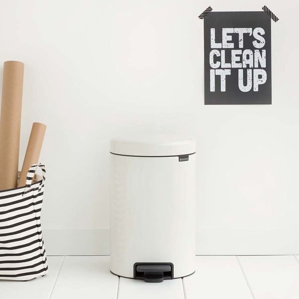 Newicon 3 l pedalspand hvid Code A - Brabantia