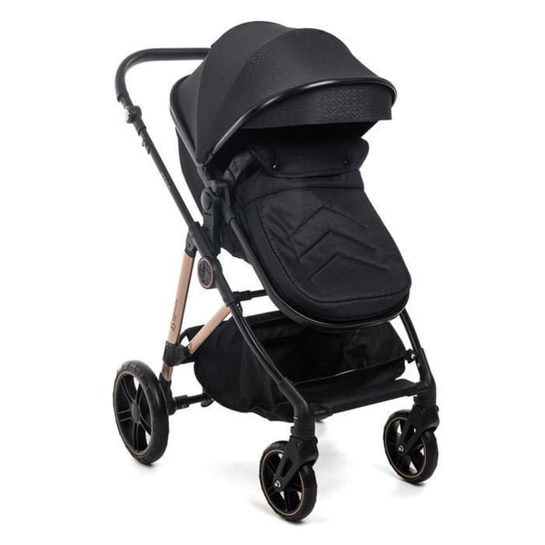 BEBELISSIMO - Kombinerad trio 3 i 1 - bilstol 0+ CAVO – liggdel – från födseln – upp till 22 kg - svart