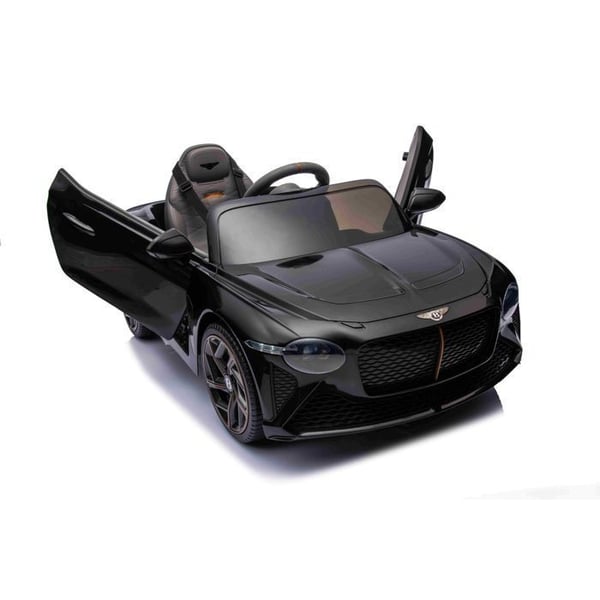 Barn elbil Bentley Bacalar 12V, svart, fjärrkontroll 2,4 GHz, LED/USB/AUX, litiumbatteri, 2x25W motorer