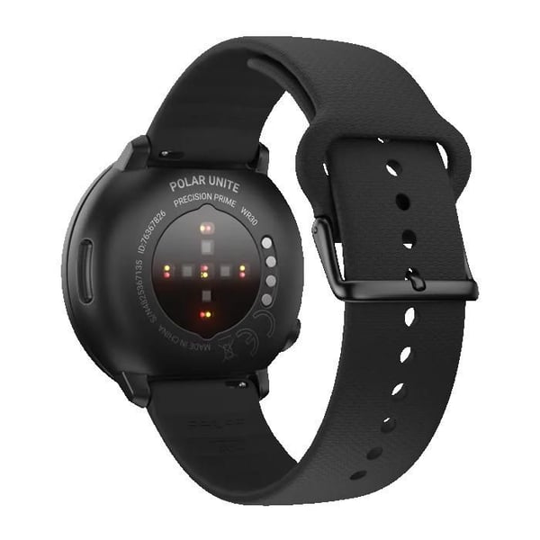 Polar Unite Black Fitness Smartwatch med søvnsporing (silikone)