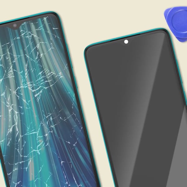 LCD-skärm + Touchglas för Xiaomi Redmi Note 8 Pro med grön ram
