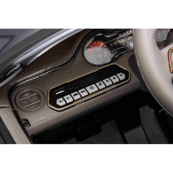 Barn elbil Bentley Bacalar 12V, svart, fjärrkontroll 2,4 GHz, LED/USB/AUX, litiumbatteri, 2x25W motorer