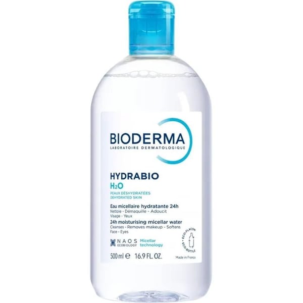 Micellärlösning - BIODERMA - Hydrabio H2O - 250ml - Känslig hud - Utan parfym