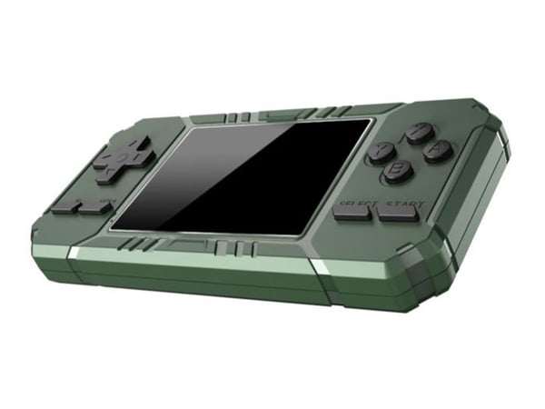 Konsol emulator - AVIZAR - Modell Tank - 520 klassiska spel - Grön färg - USB uppladdningsbar
