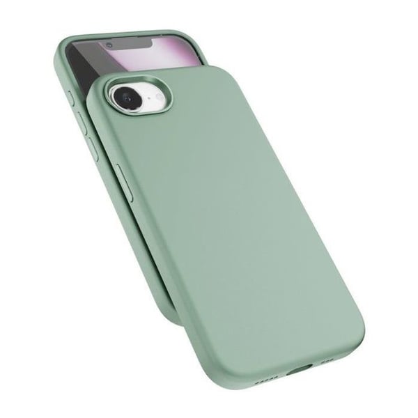 Mobilfodral - EPICO - iPhone 16e - Silikon - Aluminiun - MagSafe - Mintgrön
