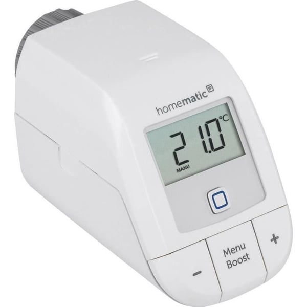 Trådlös termostatventil - Homematic - HmIP-eTRV-B - Vit - 1/2" (15x21) - Hona