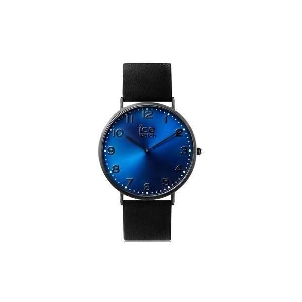 Klocka - Ice-Watch - CITY Durham - Svart läder - Analog - Man/Unisex