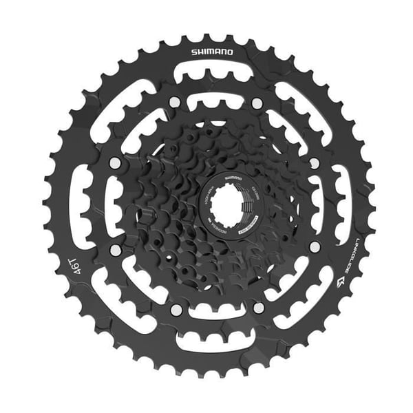 Shimano kassett - svart - 9 hastigheter - Vuxen - Herr