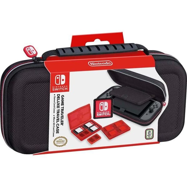 Officiel Deluxe sort bæretaske til Nintendo Switch