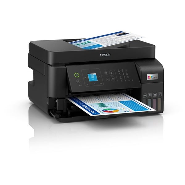 Multifunktionel printer - Epson - EcoTank L5590 - Blæk - A4 - 15 ppm sort/hvid