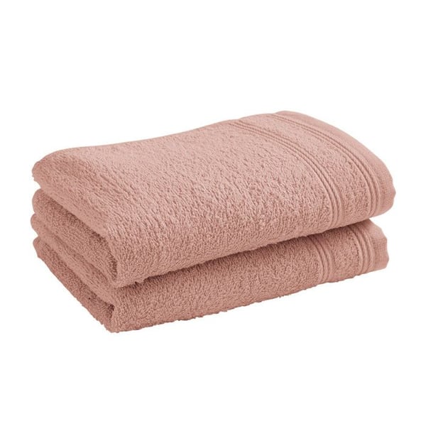 Set med 2 "Spa" gästhanddukar 30 x 50 cm / 400 gr/m² - "Spa" Blush