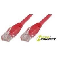 Microconnect UTP6002R nätverkskabel - Cat6 - 0,2m - Hane/Hane - Röd