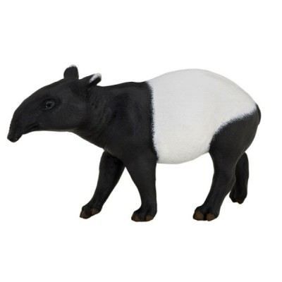 Figurin - PAPO - Tapir - Handmålad - 11,5 x 4 x 6,5 cm