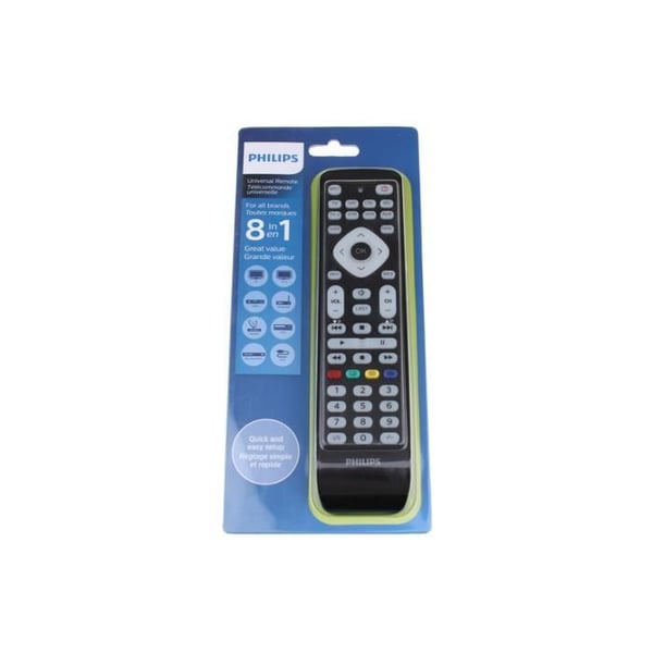 Universell fjernkontroll - Philips - SRP2018/10 - Farge svart - Modell SRP201810