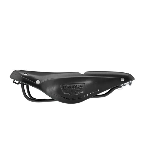 BROOKS B17 smal Imperial cykelsadel i svart läder för vuxna - Trekking / City