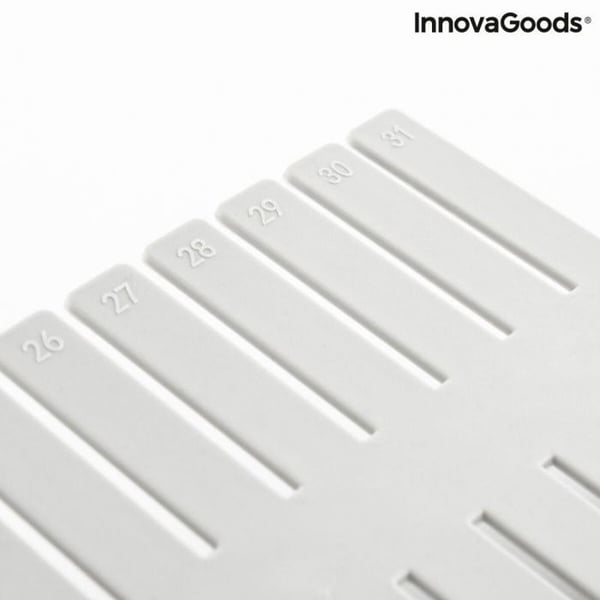 Lådans organisatör - INNOVAGOODS - Condor - 16 enheter - Justerbar och kan skäras - Grå 37x7x0,2 cm
