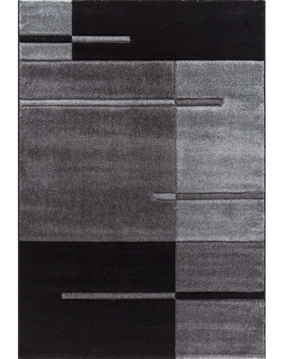 Ayyildiz - Modern 3D-matta med konturskärning Hawaii 1310 GRÅ - (120x170 cm)