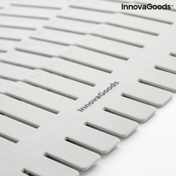 Lådans organisatör - INNOVAGOODS - Condor - 16 enheter - Justerbar och kan skäras - Grå 37x7x0,2 cm