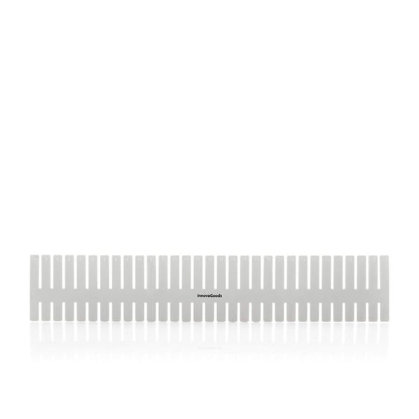 Lådans organisatör - INNOVAGOODS - Condor - 16 enheter - Justerbar och kan skäras - Grå 37x7x0,2 cm