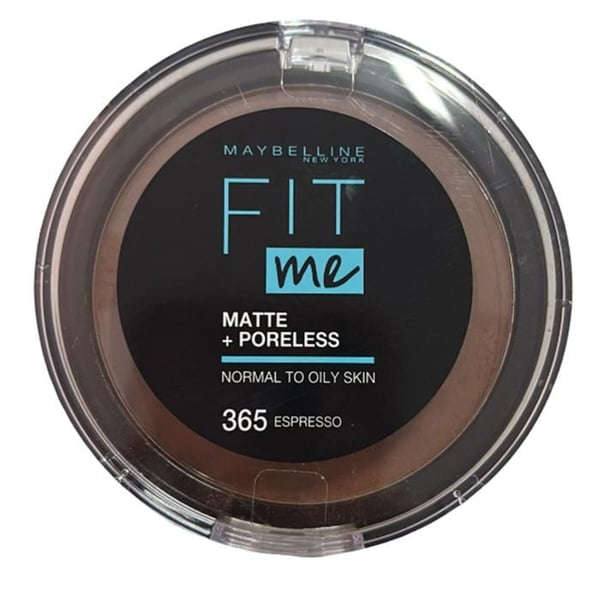 Maybelline New York - Puder Fit Me Matte och Poreless - 365 Espresso