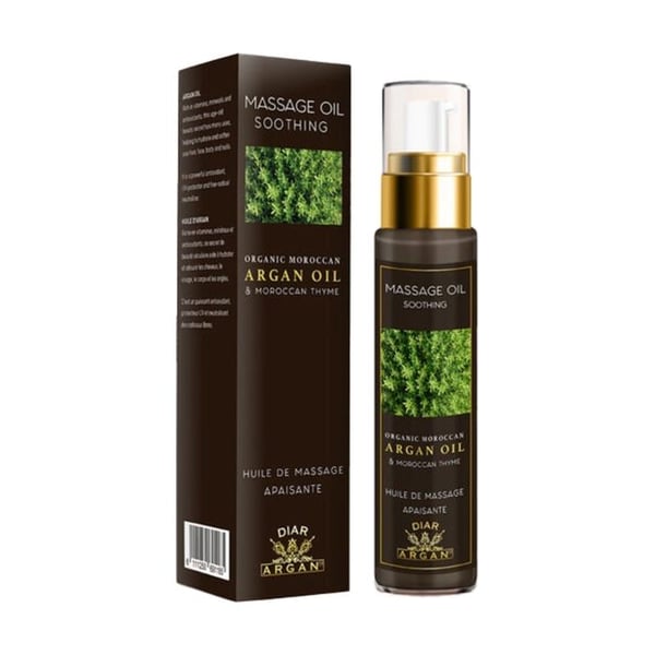 Massageolja - Diar Argan - 50 ml - 100% naturlig - Muskelavslappnande - Anti-inflammatorisk
