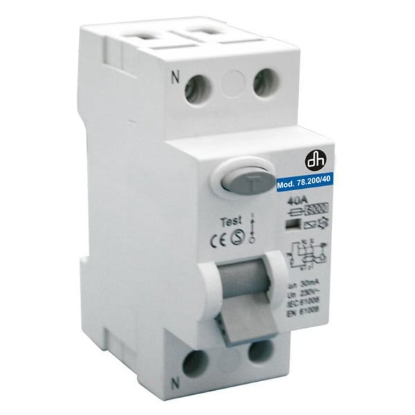 Differentialbrytare (RCCB) 2 25 25 A 230 VAC Electro Dh 78.200/25 8430552142446