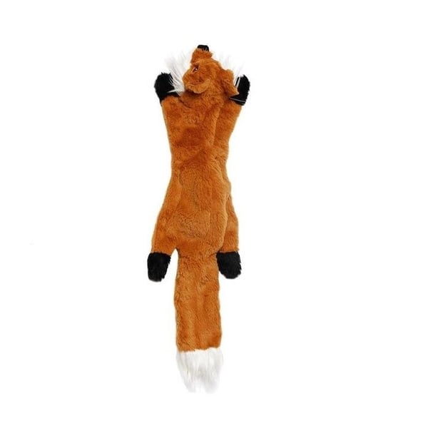 Hundleksak - EUROWEB - Räv - Mjuk Plysch - 2 Ljudmoduler - 45 cm