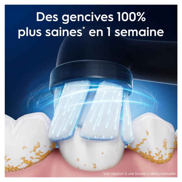 Brossetter - ORAL-B - IO refillere Mild Pleje - Pakke med 4 - Sort