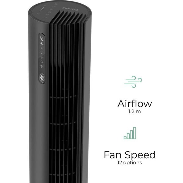 Siguro FN-U321Y Ionic Super Silent Mörkt WiFi