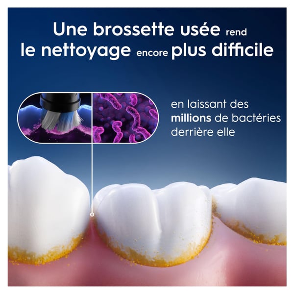 Brossetter - ORAL-B - IO refillere Mild Pleje - Pakke med 4 - Sort