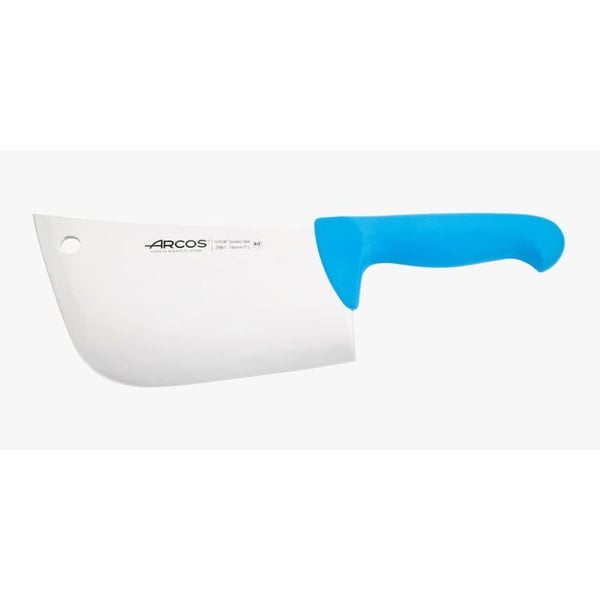 Machete - Bågar - Prof 296123 - Rostfritt stål Nitrum - Kniv 19 cm - Ergonomisk blå