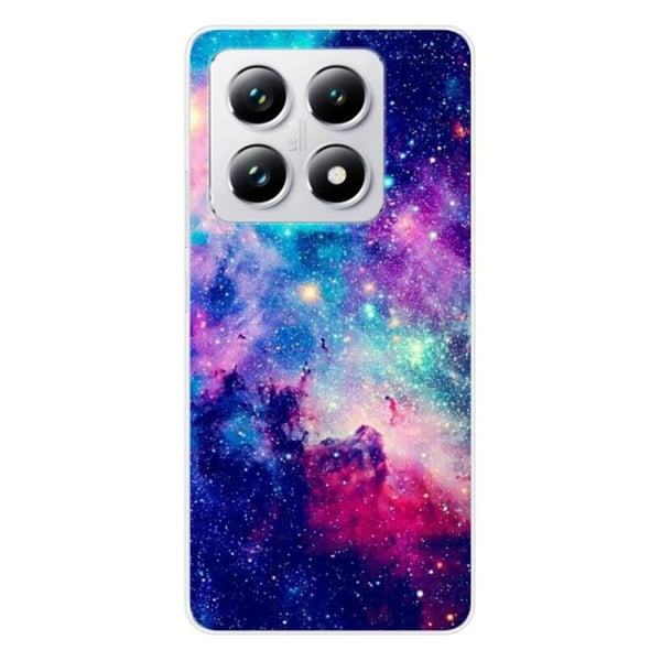 Silicone-fodral - Kompatibel med Xiaomi 14T Pro - design galax blå