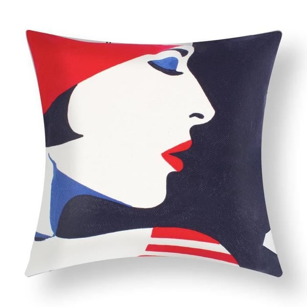Kuddöverdrag - AVIZAR - 2-pack - 45x45 cm - Flerfärgad - Broderade - Modern Design