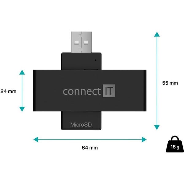 CONNECT IT Smart card and electronic identity reader USB