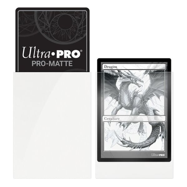 Skydd av kort - ULTRA PRO - PRO-Matt Vit - 100 Fickor - Blandad - Vit