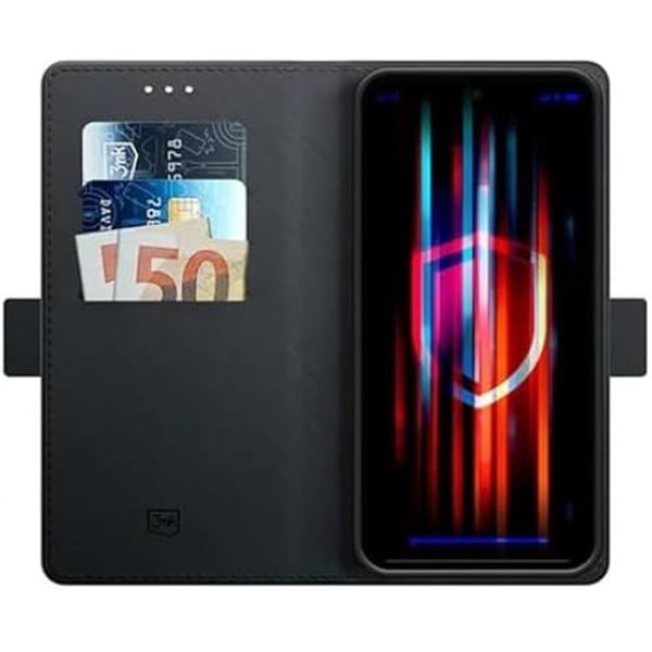 Étui Portefeuille - 3MK - Samsung Galaxy A35 5G - Sort - Fuld Beskyttelse - Kortpartition Étui Portefeuille - 3MK - Samsung Galaxy A35 5G - Sort - Fuld Beskyttelse - Kortpartition