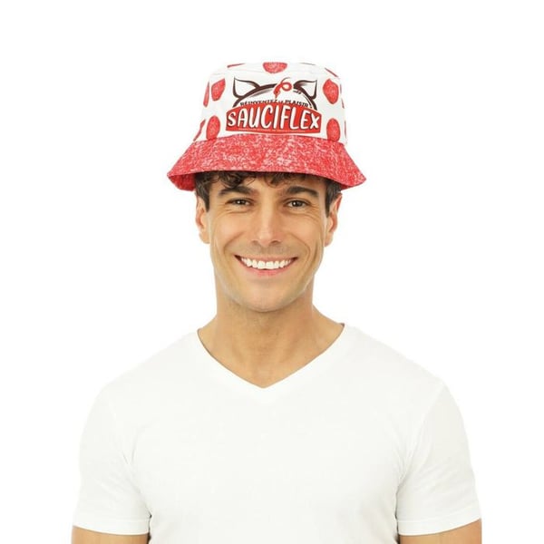 Tillbehör Utklädnad - LITEN CLOWN - Sauciflex - Vit, Röd - Humoristisk Design - Vuxen