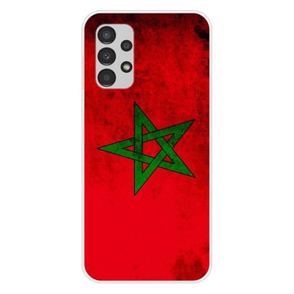 Siliconskal - Kompatibel med Samsung Galaxy A13 4G - design med Marockos flagga