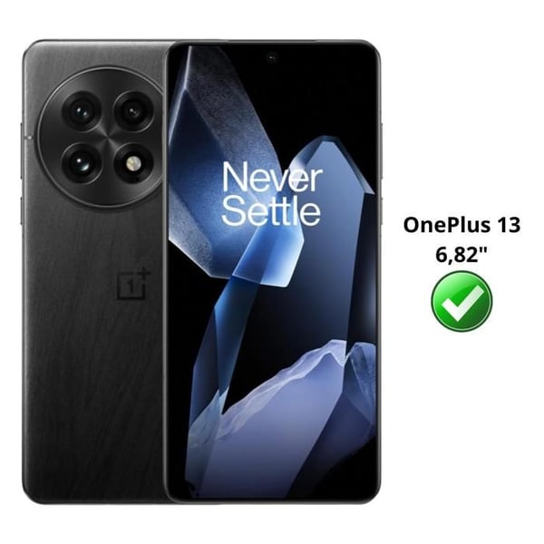 Stötsäker fodral - Phonillico® - OnePlus 13 - Mjuk - Transparent - 2 Härdat glas