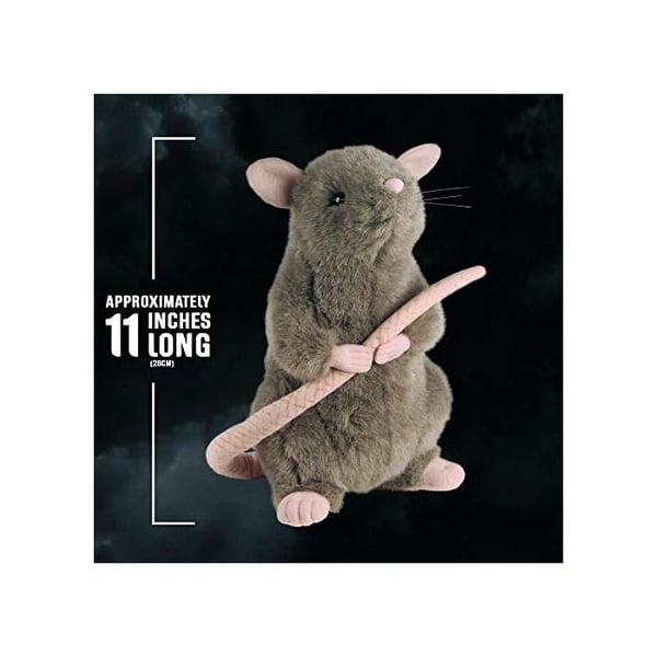 Peluche - NOBLE COLLECTION - Scabbers - 23 cm - Brun - Officiell Harry Potter