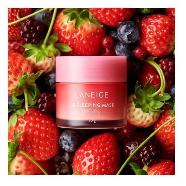 Læbemaske Nat - LANEIGE - Berry - 20g - Intensiv Hydrering - Glat Balsamtekstur