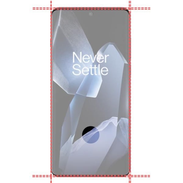 Stötsäker fodral - Phonillico® - OnePlus 13 - Mjuk - Transparent - 2 Härdat glas