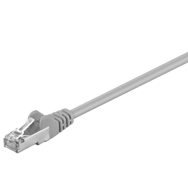 Ethernetkabel - GOOBAY - CAT 5-2500 FTP GRÅ 25M - Grå - Multikärna - Rulle