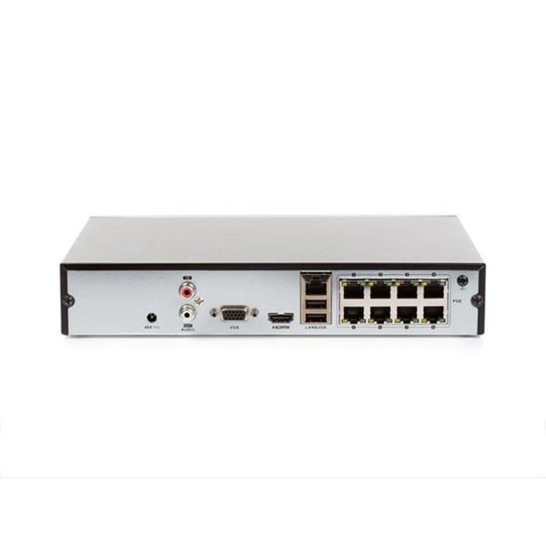IP Nätverks Videoinspelare - VELLEMAN - Envr108 - 8 Kanaler - Nattseende - H.265+