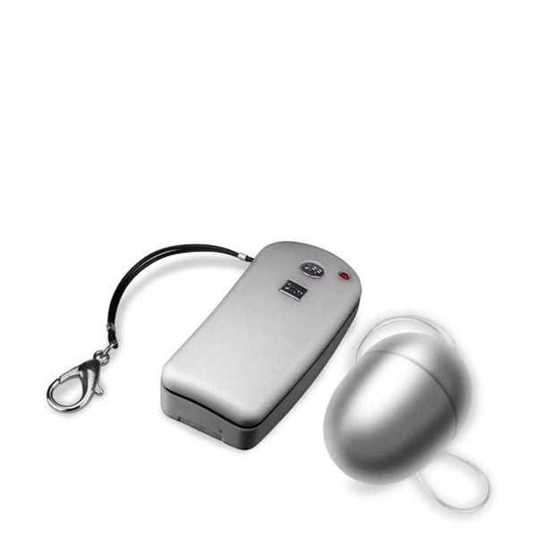 Fjärrstyrd Vibrerande Ägg Brava - S - Vibrator för par - Silver