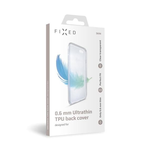 Ärende av TPU-gel - FIXED - Skin - Samsung Galaxy A52-A52 5G-A52s 5G - 0.6 mm - Transparent