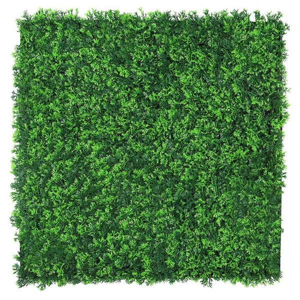 JANGAL - Modular Wall - Akustisk väggpanel - 520 x 520 x 50 mm - Mixed Green Grass Design - Plant Panel